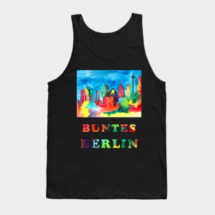 Buntes Berlin - watercolour sketch of Berlin landmarks Tank Top